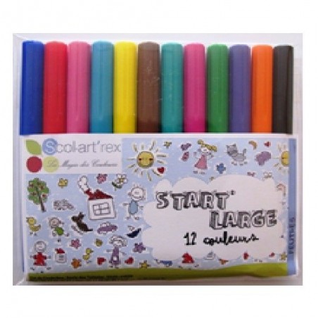 Coloring markers – 1 set of 12 colors