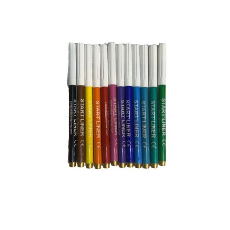 Writting markers - 1 set of 12 colors