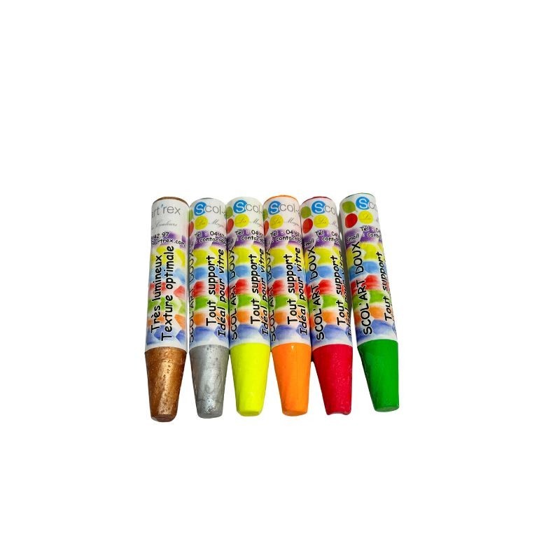 Artist quality oil pastels - 6 colors