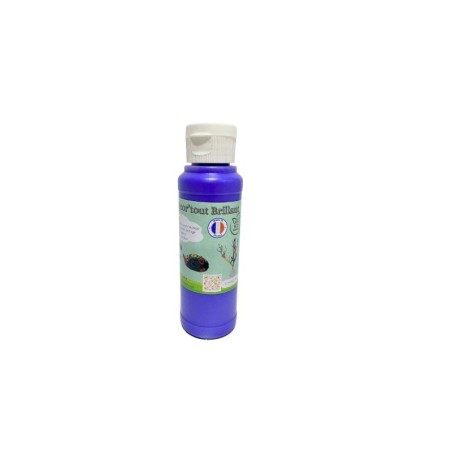 Peinture tout support brillante - 125ml - 12 couleurs possibles