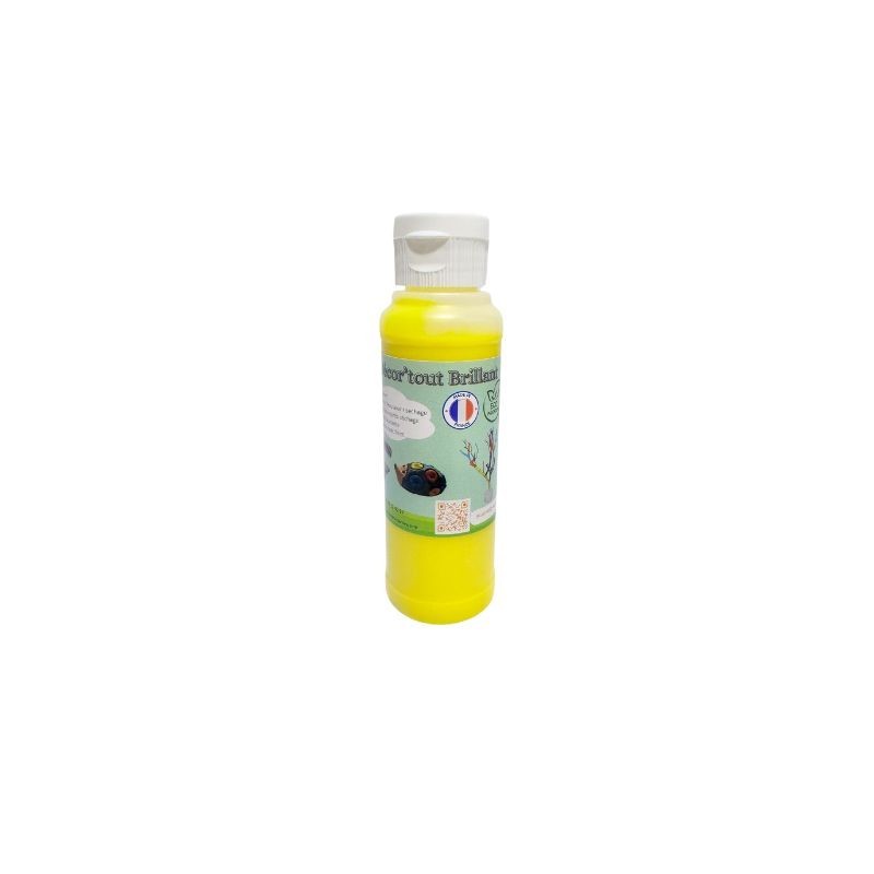 Peinture tout support brillante - 125ml - 12 couleurs possibles