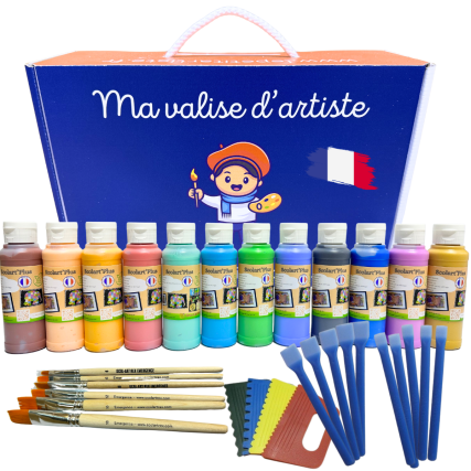 Kit créatif - Peinture lavable 2 - Dès 1 an