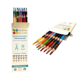 Crayons Must2 Petits Triangulaires - 18 couleurs Crayons Must2 Petits Triangulaires - 18 couleurs