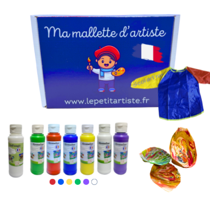 Coffret - Atelier créatif de déco marbrées - Dès 4 ans
