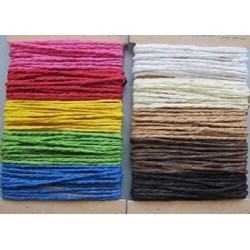 Decorative cord - 10 x 5m - 10 colors