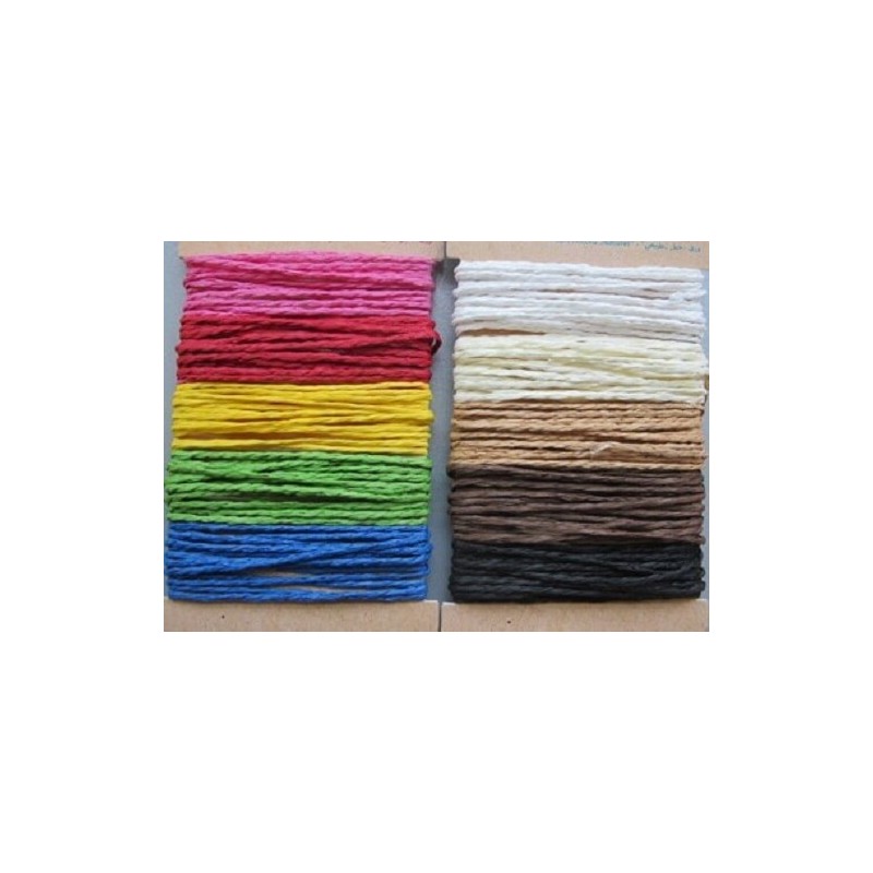 Decorative cord - 10 x 5m - 10 colors