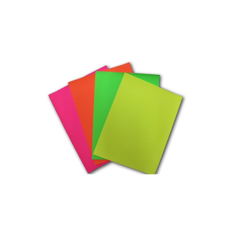 Papier affiche - 20 planches de 30x40 fluo