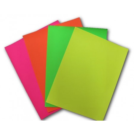 Papier affiche - 20 planches de 30x40 fluo