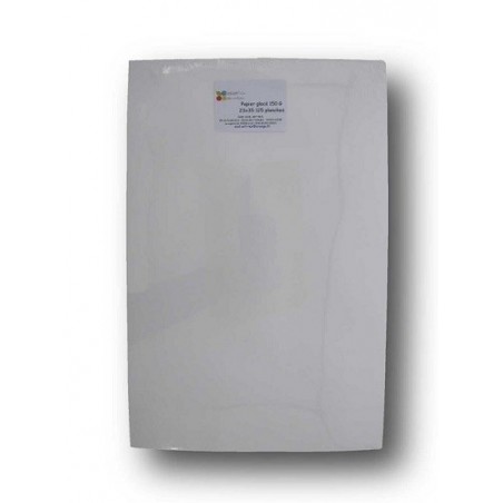 Glossy paper - 150g - 25 boards of 23x35cm