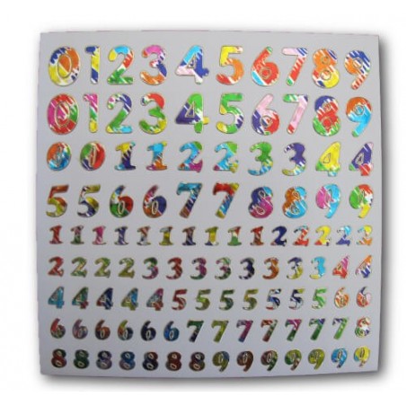 Shiny fancy stickers - 1 sheet - 21 possible models