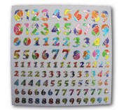 Shiny fancy stickers - 1 sheet - 21 possible models