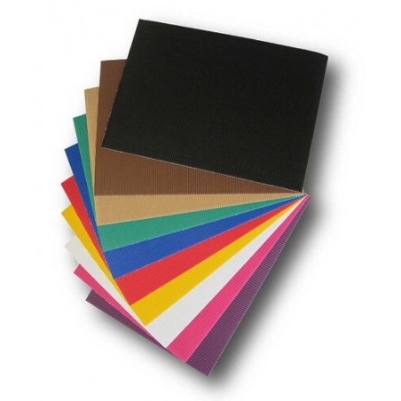 Carton Ondul’in - 10 planches 25x35cm - 10 couleurs