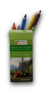 Crayons tout support - 12 pièces - 2 lots possibles