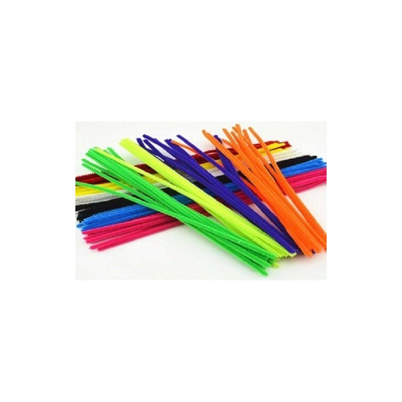 Large pipe cleaners - 10 colors