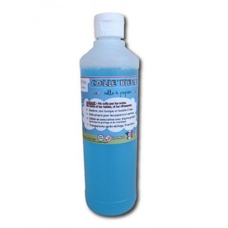 Colle bleue en poudre - 500ml