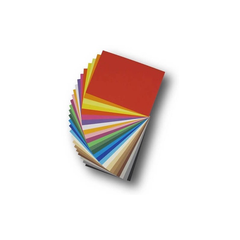 Coloramex - 130g - 25 planches en A4 - 25 couleurs