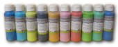 Peinture tout support pailletée - Lot de 10 couleurs dont 1 offerte