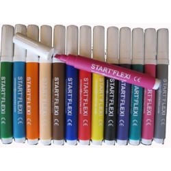 Large chisel tip markers – 1 set of 14 colors