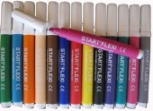 Large chisel tip markers – 1 set of 14 colors