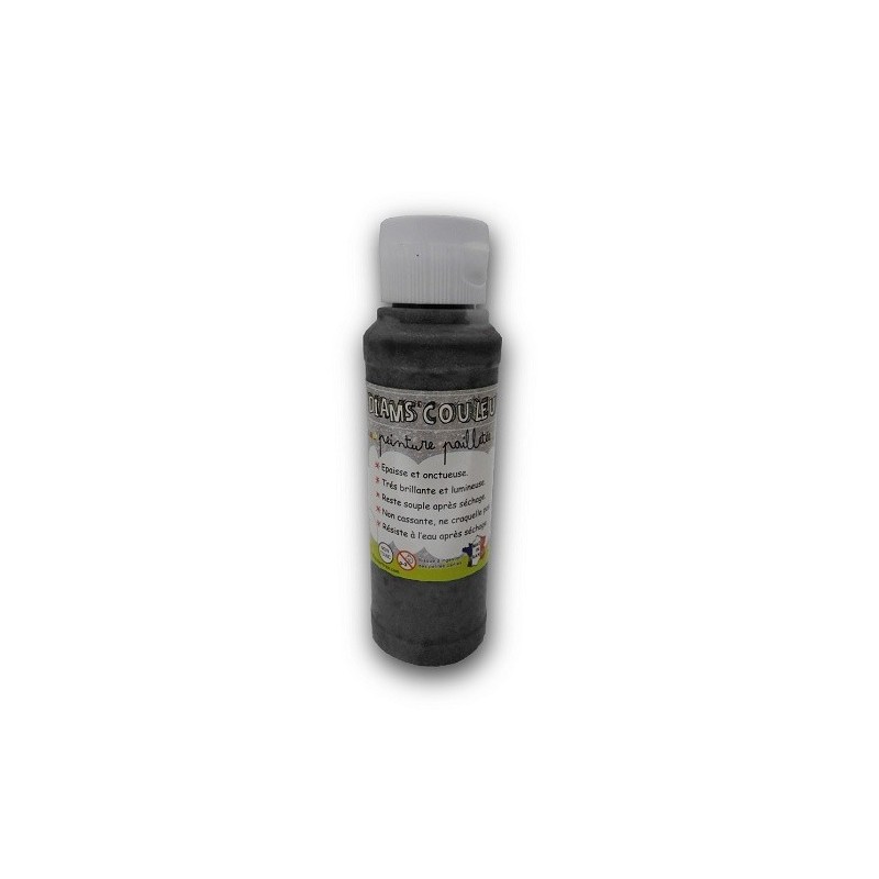 Peinture tout support pailletée - 125ml - 10 couleurs possibles